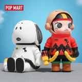 GENUINE POP MART MEGA SPACE MOLLY 100% Charlie Brown & Snoopy