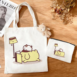 3 Piece Set PomPomPurin Canvas Tote Bag