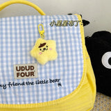 Sanrio Little Star Plush Pendant Star Hello Kitty Kuromi Keychain