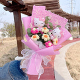 Sanrio Hello Kitty Kuromi My Melody Plush Bouquet - 35cm