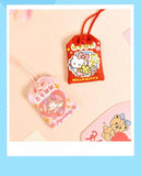 Omamori Keychain Embroidery Japanese Style Lucky Charm Bag Pendant