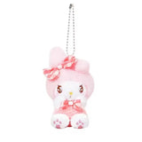 Sanrio Kawaii Plush Keychains Hello Kitty Melody Kuromi Cinnamoroll Pochacco