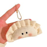 Dumpling Plush Pendant Key Ring