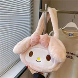 Sanrio Plush Cinnamoroll My Melody Kuromi Tote Shoulder Bag
