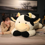 Milk Dairy Cow Plush Toy Stuffed Animal Cattle 90cm-110cm