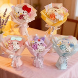 Sanrio Plush Bouquet Hello Kitty Kuromi Cinnamoroll My Melody