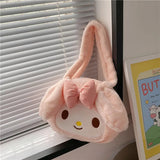 Sanrio Plush Cinnamoroll My Melody Kuromi Tote Shoulder Bag