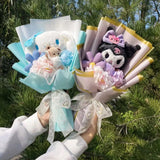 Sanrio Kuromi Cinnamoroll My Melody Hello Kitty Plush Bouquet
