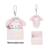 Sanrio Good Night Sleep Plush Keychain Masyumaro My Melody Piano Kawaii Bag Charm