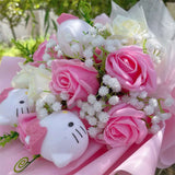 Sanrio Kawaii Hello Kitty Plush Flowers Bouquet - LoveJojo