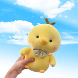 Yellow Chick Chicken Plush Green Bowtie