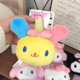Sanrio Kawaii Plush Keychain - Hello Kitty My Melody Cinnamoroll Kuromi PomPomPurin (9cm)