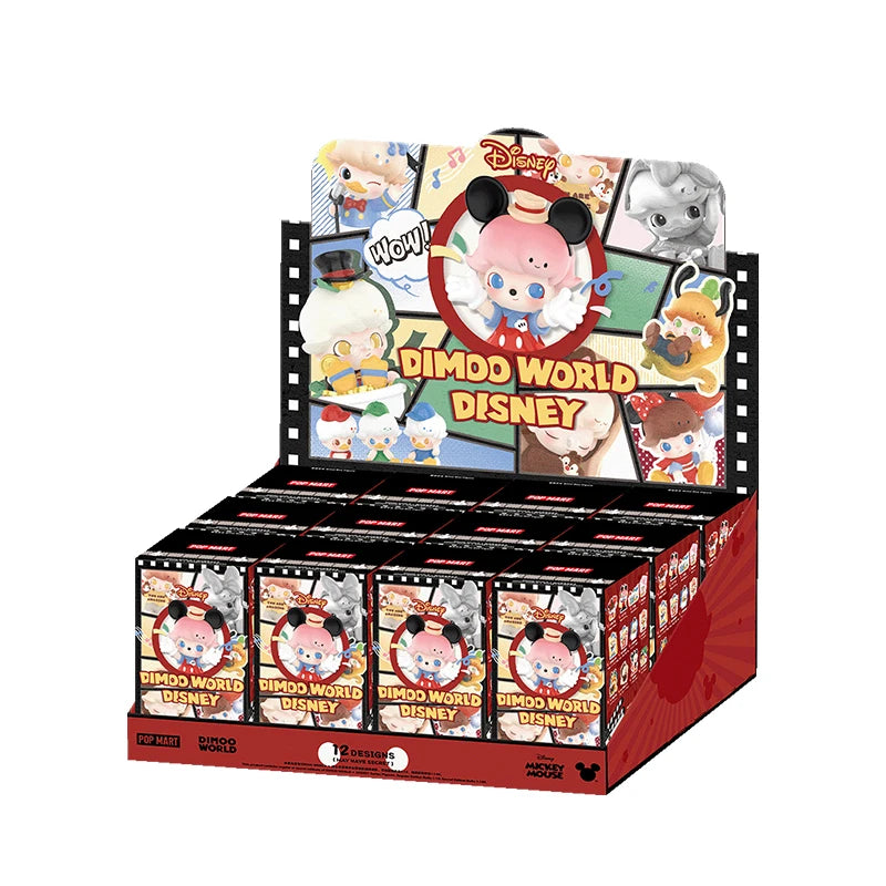 POP MART DIMOO WORLD DISNEY アソートボックス Genuine Pop Mart Dimoo World × Disney Series Figures Blind Box