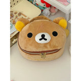 San-X Rilakkuma Bear Plush Zipped Makeup Case