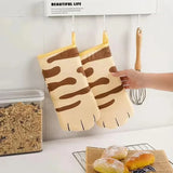 Cat Paw Oven Gloves Tiger Stripes