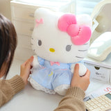 Sanrio Hello Kitty Big Pink Bow Blue Lace Dress Plushie