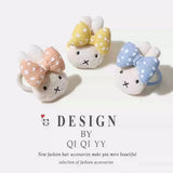 Miffy Polka Dot Ribbon Plush Hair Tie