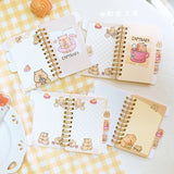 Capybara Kawaii Stationery Ringbound Notebook