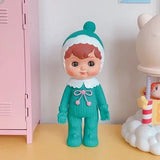 Classic Baby Girl Doll Cute Latex Rubber Baby Kids Office Decor Sonny Angel 20cm