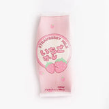 Pencil Case Strawberry Milk Box Bag Pink Pens Bag Japanese