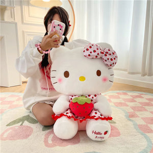 Sanrio Hello Kitty Strawberry Dress Plush Toy - LoveJojo