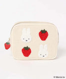 Miffy Strawberry Series Embroidered Makeup Storage Case
