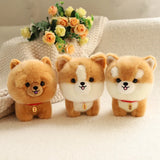 Corgi Dog Plush Toy Stuffed Animal Shiba inu ChowChow Yorkshire Bichon Husky Plush - LoveJojo