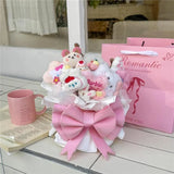 Sanrio Cinnamoroll Pochacco Kuromi Pompompurin Plush Flower Bouquet