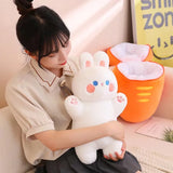 Bunny Taiyaki Plush Toys Cute Strawberry Pig Rabbits - LoveJojo