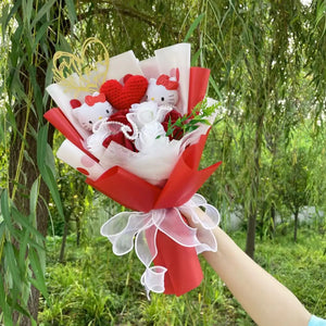 Sanrio Hello Kitty Plush Bouquet Flowers - LoveJojo