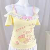 Kawaii Japanese T-shirt Cute Harajuku Top - LoveJojo