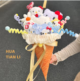Sanrio Hello Kitty Crepe Plush Bouquet