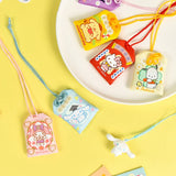 Omamori Keychain Embroidery Japanese Style Lucky Charm Bag Pendant