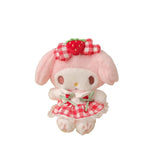 Sanrio My Melody Strawberry Plush Keychain