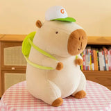 Kawaii Snack Attack: Hamburger Capybara Dog Pig Capibaras Pizza Bubble Tea Cushion Plush