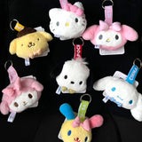 Sanrio Kawaii Plush Keychain - Hello Kitty My Melody Cinnamoroll Kuromi PomPomPurin (9cm)