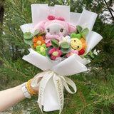 Sanrio Kuromi Cinnamoroll My Melody Hello Kitty Plush Bouquet
