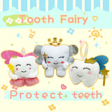 Pink Blue Tooth Fairy Plushies