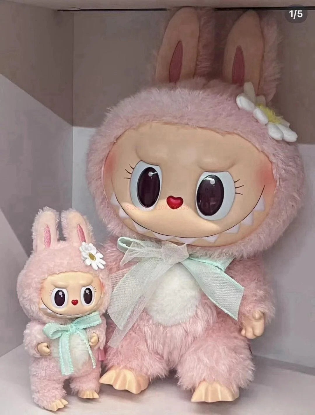 Genuine Pop Mart Labubu Mokoko Close To Sweet Vinyl Pendant Genuine Pop Mart Labubu Mokoko Close To Sweet Vinyl Pendant