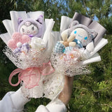 Sanrio Kuromi Cinnamoroll My Melody Hello Kitty Plush Bouquet