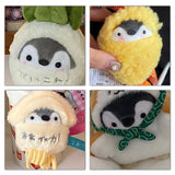 Penguin Ebi Fried Shrimp Prawn Plush Keychain 8cm