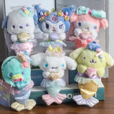 Sanrio Mermaid Cute Kuromi Hello Kitty Pochacco Plush Keyring
