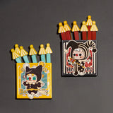 GENUINE POP MART WHY SO SERIOUS Series - Magnetic Sealing Clip Storage Box Set Mystery Blind Box