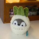 Penguin Ebi Fried Shrimp Prawn Plush Keychain 8cm