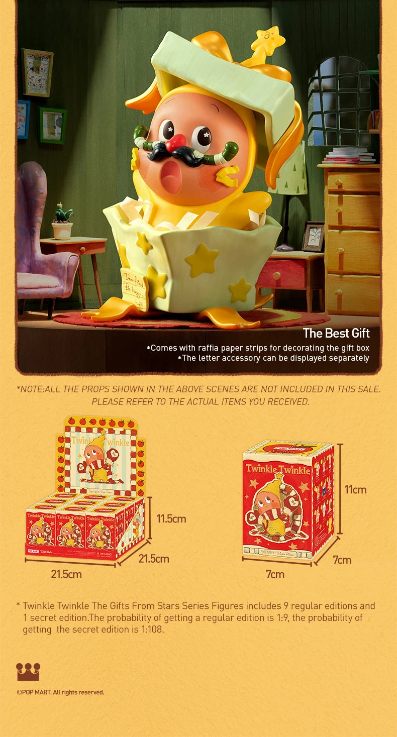 Genuine Pop Mart Twinkle Twinkle The Gifts From Stars Series
