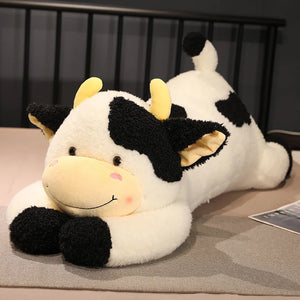 Milk Dairy Cow Plush Toy Stuffed Animal Cattle