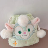 Disney StellaLou Drawstring Bag LinaBell Gelatoni Plush Cosmetic Bag