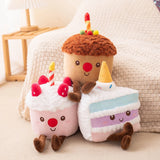 Kawaii Fun Cake Plush Toy Birthday