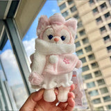 Disney Pink Winter Linabell Plush Keychain