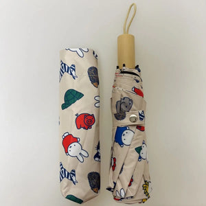 MIffy Patterned Fold-Up Umbrella